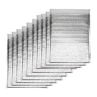 有质 保温袋 铝箔加厚 一次性户外食品保冷冰袋锡纸隔热袋 大号10个装