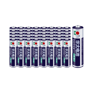 华太电池 银彩5号  5号碳性电池 1.5V 40粒装