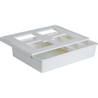 Younal 友耐 桌下收纳盒抽屉式隐形抽屉免打孔 桌面收纳盒文具笔筒 学生办公室桌底收纳