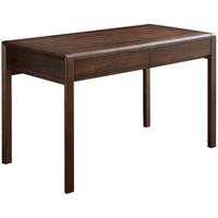 全友家居卧室书柜实木框架学习办公桌胡桃木色书桌椅子组合套装DW8089 胡桃色|书桌