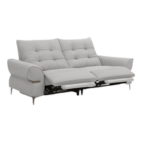 乐至宝LAZBOY真皮沙发客厅电动功能沙发零靠墙复古沙发巴赫683 大熊白-2米-大-双人双电动