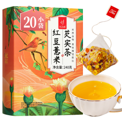 忆江南 养生茶红豆薏米芡实茶240g赤小豆薏仁菊花苦荞茶包红豆薏米水 红豆薏米240g