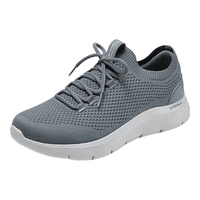 斯凯奇Skechers舒适男士休闲鞋216498 灰色/GRY 39.5