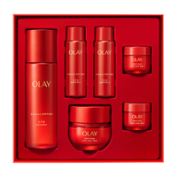 玉兰油（OLAY）超红瓶水霜套装抗老紧致抗皱保湿乳液精华水面霜护肤品套装新