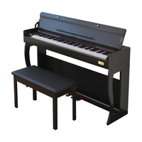Betsy 贝琪 电钢琴重锤88键考级成人初学者智能立式电子钢琴B303木纹黑+琴凳 进阶级-B303重锤-木纹黑