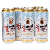 Kaiser Simon/凯撒西蒙 小麦白啤酒 500ml*6 包装