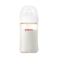 Pigeon 贝亲 婴儿宽口径PPSU奶瓶  240ml配L号奶嘴