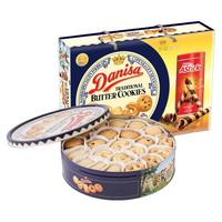 Danisa 皇冠 曲奇681g饼干送爱时乐150g礼盒