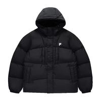 FILA FUSION斐乐潮牌款羽绒服2025冬季宽松保暖连帽外套
