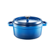 京东京造 珐琅锅 铸铁汤锅炖锅微压海鲜锅煮锅煲汤乔迁 24cm渐变蓝 渐变蓝-经典煲 24cm
