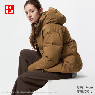 今日必买：UNIQLO 优衣库 女装无缝羽绒连帽外套/外套夹克   多色可选