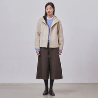 BEANPOLE 滨波 女士连帽羊毛大衣 BF4X30C02