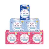 elis 爱璐茜 天使纱织超薄棉柔日夜组合6包(250mm*54片+290mm*16片+360mm*8片)