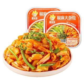 脱骨侠 椒麻大杂烩500g脆卤无骨鸡爪凤爪贡菜零食速食钵钵鸡休闲食品 椒麻大杂烩500g*2