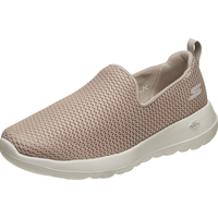 Skechers斯凯奇女鞋 2021春季新款 GOWALK一脚套轻便缓震健步鞋休闲运动鞋 15600 灰褐色/TPE 37.5