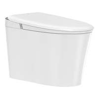 九牧(JOMOO)轻智能马桶 小牧卫浴轻音虹吸式坐便器 激光脚感离座冲水恒温抗菌 S5max-脚感翻盖+泡沫盾+手机控制 305/300mm 【290-390mm选择】