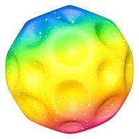 弹力球儿童带绳发光手腕弹力球月球高弹手腕球视力训练腕力球