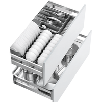 悍高 厨房橱柜拉篮碗架抽屉式 800柜2层-L系列