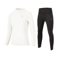 BMAI 【跑步套装女】必迈春秋运动暖绒套装厚款保暖防风上衣裤子两件装