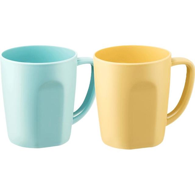 茶花 漱口杯刷牙杯3个装