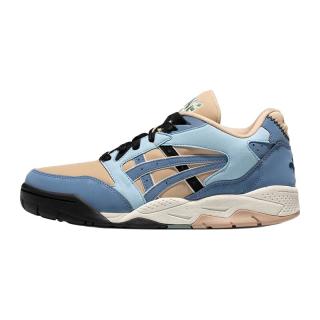 亚瑟士ASICS男鞋女鞋运动休闲鞋复古舒适潮流休闲鞋 GEL-FUSE 卡其色/蓝色 46.5