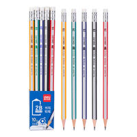 deli 得力 33431 六角杆铅笔 2B 10支装