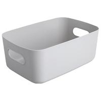 居家家杂物收纳盒桌面塑料盒子化妆品整理盒厨房储物盒零食收纳筐