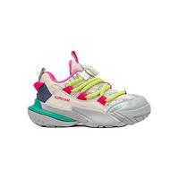 天美意女童运动鞋2024春季儿童鞋子时尚休闲鞋潮 奶咖米/玫瑰红 32