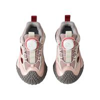 天美意儿童运动鞋春秋季男女童透气网面休闲鞋防滑耐磨运动跑步鞋子 粉色 37码