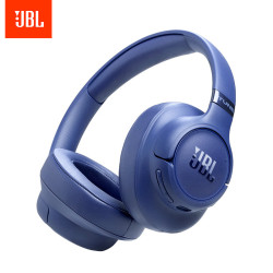 JBL TUNE 780NC头戴式主动降噪蓝牙耳机 手机电脑笔记本耳机游戏无线有线耳机 TUNE780NC深海蓝