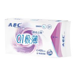 ABC 日夜卫生巾安睡裤组合   420mm3片  任.选5件
