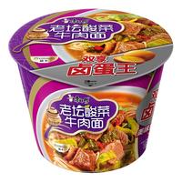 康师傅 老坛酸菜牛肉面 双享卤蛋王 (140g)