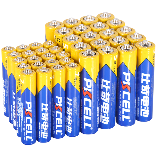 比苛 碳性干电池 5号20粒+7号20粒
