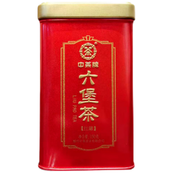 中茶 红罐铁罐装 一级窖藏广西梧州六堡茶黑茶 150克