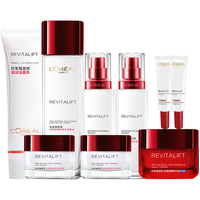 巴黎欧莱雅 L'OREAL PARIS欧莱雅套装复颜抗皱紧致护肤品礼盒化妆品水乳眼霜补水保湿面霜 葡萄籽清润7件套