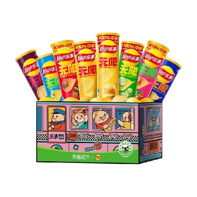 乐事 罐装薯片专列礼盒832g