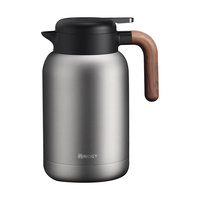 艾曼格（IMOGY）德国艾曼格保温水壶家用保温壶大容量热水壶316L不锈钢保暧瓶本色 钢本色2L【316L不锈钢内胆】