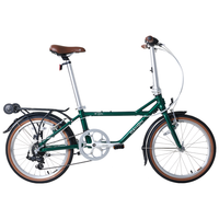 大行（DAHON）20英寸7速城市通勤自行车成人男女通用铝合金运动单车ZAA071 邮政绿