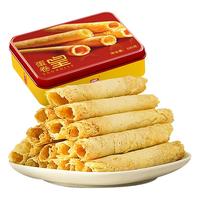 澳丰园 鸡蛋卷蛋卷皇红罐礼盒儿童老人糕点下午茶点年货