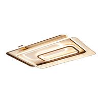 雷士 NVC   Lighting 客厅大灯卧室房间灯大厅餐厅灯LED吸顶灯 北欧线条灯具套餐 简约 荐【三室两厅-5灯】搭餐厅灯