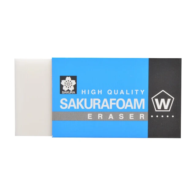 SAKURA 樱花 XRFW-60 绘图书写橡皮擦 白色 单块装 经典款
