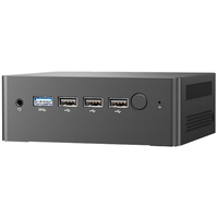 天钡N-box 12代新酷睿N100迷你主机win11办公家用游戏双屏4K微型mini桌面小电脑pc N100四核四线程 8G DDR5内存/512G高速固态硬盘