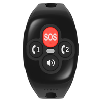 爱牵挂 X3老人定位4G电话智能手环 测血压心率血氧趋势GPS防走丢手表 黑