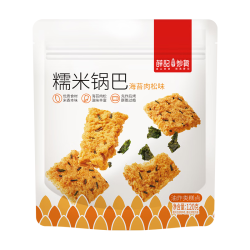薛记炒货 海苔肉松味糯米锅巴120g/袋