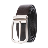 NAUTICA 诺帝卡 男士牛皮针扣腰带 NPDS010343