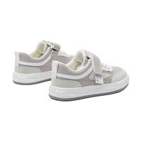 Kappa Kids卡帕童鞋儿童运动鞋女童春季魔术贴板鞋小白鞋男童百搭板鞋 073-紫色 28 内长18.5适合脚长17.5 28码 内长18.5适合脚长17.5