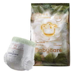 babycare 山茶轻柔短裤式婴儿拉拉裤XXL码3片（≥15kg）花苞轻柔 2XL  3片