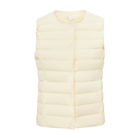 雪中飞 SNOWFLYING秋冬款基础舒适轻薄羽绒便捷短款保暖羽绒小马甲轻盈便携舒适保暖 宝石黑|8086-女 165/88A