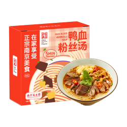 南京冠生园 园  南京美食鸭血粉丝168g*4盒