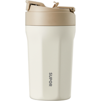 SUPOR/苏泊尔 316L不锈钢内胆 保温杯  奶油白 450ml +316L不锈钢内胆 401-500mL